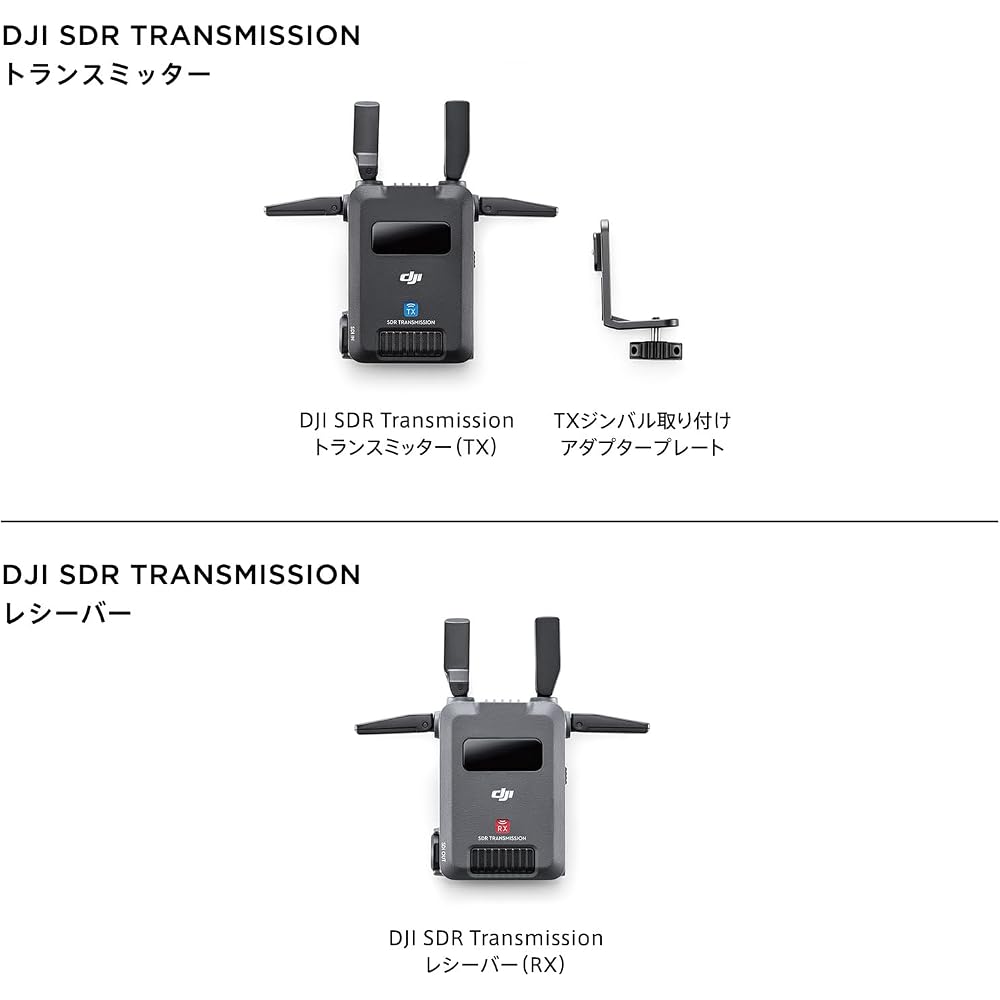 DJI SDR Transmission Transmitter, 3km Range, 1080p/60fps SDR Wireless Video Transmission (TX Only), High Stability, Interference Resistance, Transpare