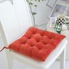 Gold Medal Crystal Velvet Chair Cushion with Straps - Thickened and Pure Color for Office Use