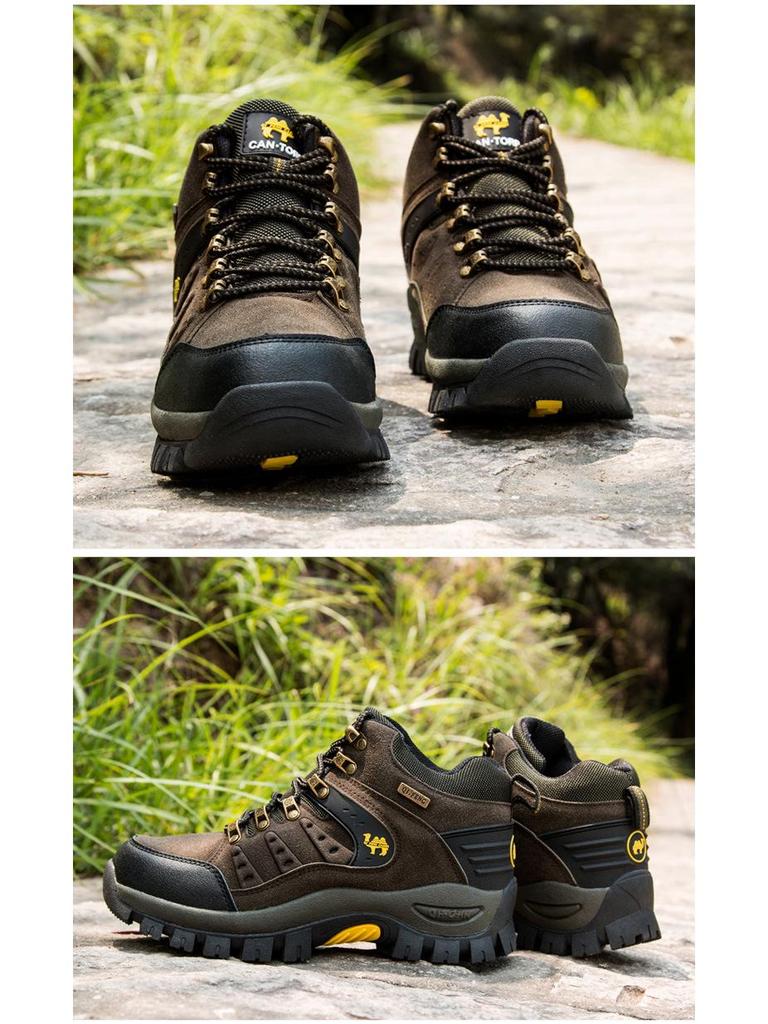 Unisexové turistické boty s vysokým svrškem: Podzimní/Zimní Venkovní Horolezecká a Terénní Sportovní Obuv