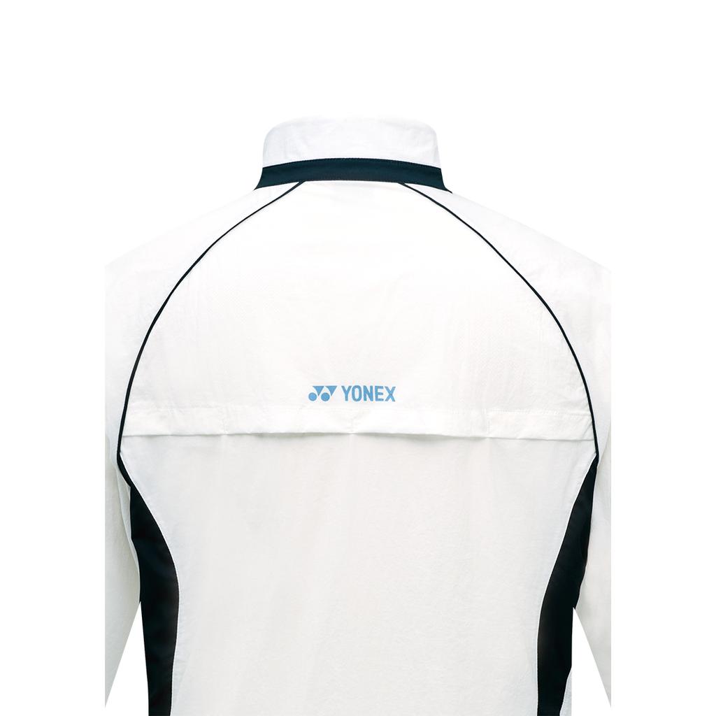 Yonex 253Wu003U White Unisex Color Block Point Training Jacket