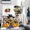 Dragon Ball character Print Flannel Blanket High quality Comfortable for All Seasons Home Decor Warmth and Comfort Perfect for Christmas Gifts
