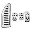 Car Pedal Cover for Ford Fiesta MK7 2009 - 2015 Ecosport 2012 - 2017 Accelerator Gas Pedals Pads Aluminium Alloy Rubber