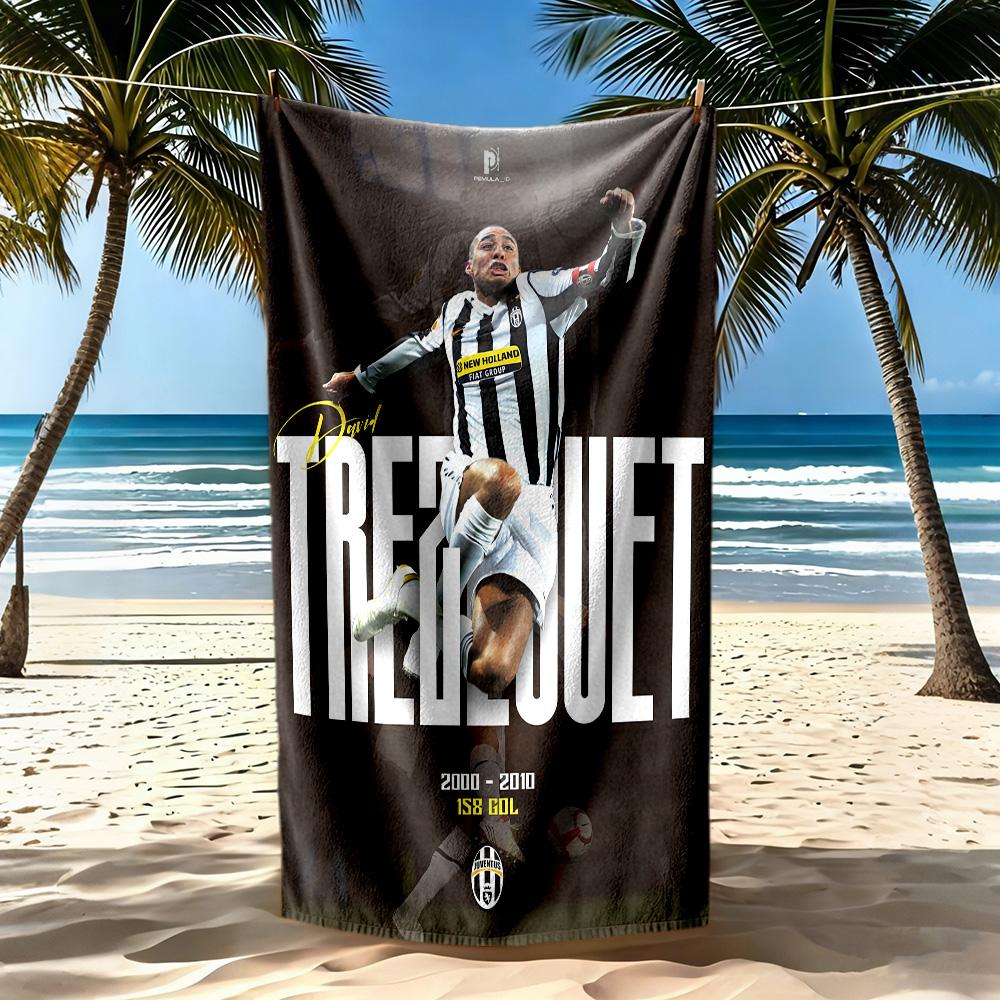 Juventus Beach Towel Quickdry Soft Microfiber Comfortable Lightweight Suitable For Sports Travel Swimming Yoga Bathroom Beach And Pool