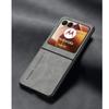 Luxury Lambskin PU Leather Cover for Motorola Razr 50 Ultra Moto Razr50 50 Ultra Razr 40 2023 Shockproof Hard Plastic Phone Case