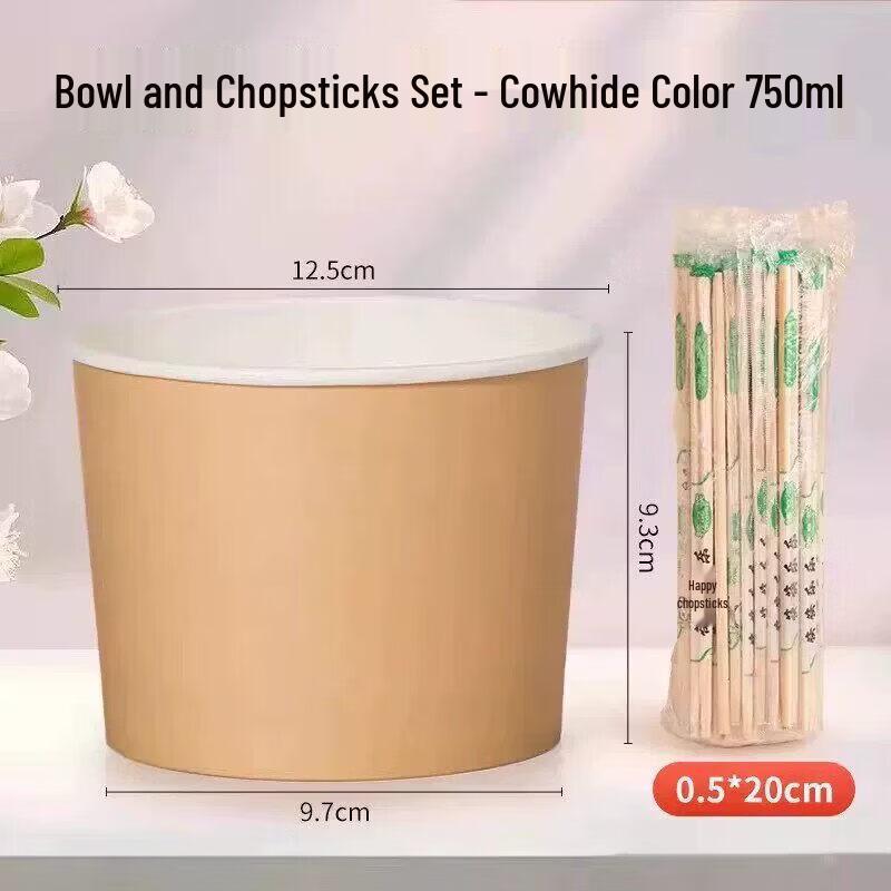 QW Disposable Food-Grade Rice Husk Bowls with Lids