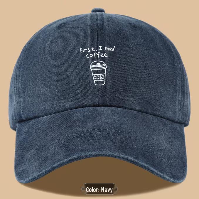 Cross-border Bestseller: 'I Need Coffee' Ponytail Baseball Cap - Adjustable for Outdoor Wear
