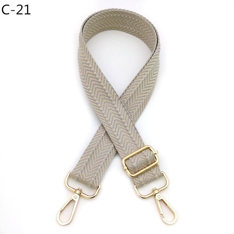 New Arrow Solid Color Bag Shoulder Strap Accessories One Shoulder Oblique Span Adjustable Replacement School Bag Wave Strap