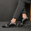 Fashion Business and Casual Men's Leather Shoes Fashion Color Blocking Design Style Outdoor Leisure Party Daily Dates Office Men's Shoes