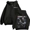 Resident Evil Game Hooded Zipper Men's and Women's Pattern Printed Hoodie Comfortable Hoodie Loose Street Style