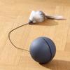 Ball Automatic Intelligent Interactive Cat Toy with Obstacle Avoidance Touch Activated Cat Toy ABS Material 8.1cm Ball for Cats