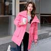 Winter down cotton-padded clothes women's year thickened cotton-padded clothes medium and long versatile student bread clothes cotton-padded jacket