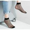 5 Pairs of New Women's Spring and Summer Ultra Thin Sexy Hollow Transparent All Match Grid Short Tube Socks