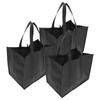 3Pcs Grocery Tote Bags Large Reusable Foldable Shopping Bags Portable Lightweight Non-Woven Fabrics Non-Woven Fabrics Gift Bag