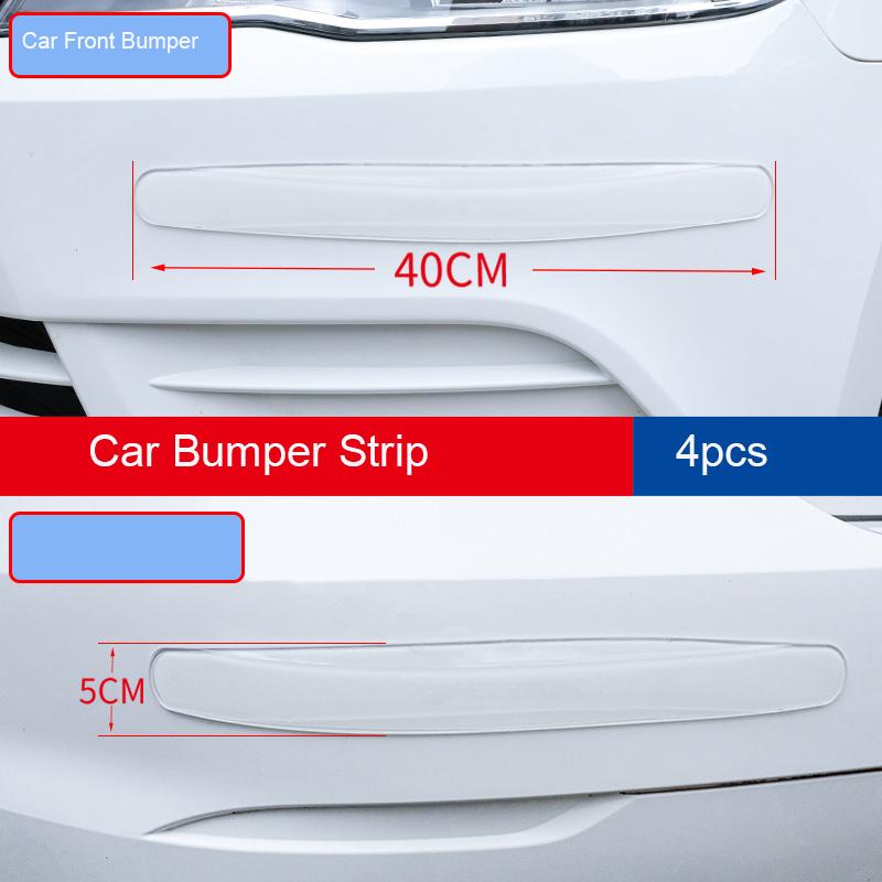 4pcs Car Door Handle Bowl Scratch Protective Stickers Universal Invisible Car Sticker Bumper Anti-collision Protection