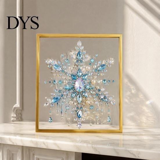 Handmade Art Workshop Tools DIY Christmas Tree Jewelry Craft Kit, Faux Crystal Bead Ornament Making Durable Crafting Materials Set for Kids