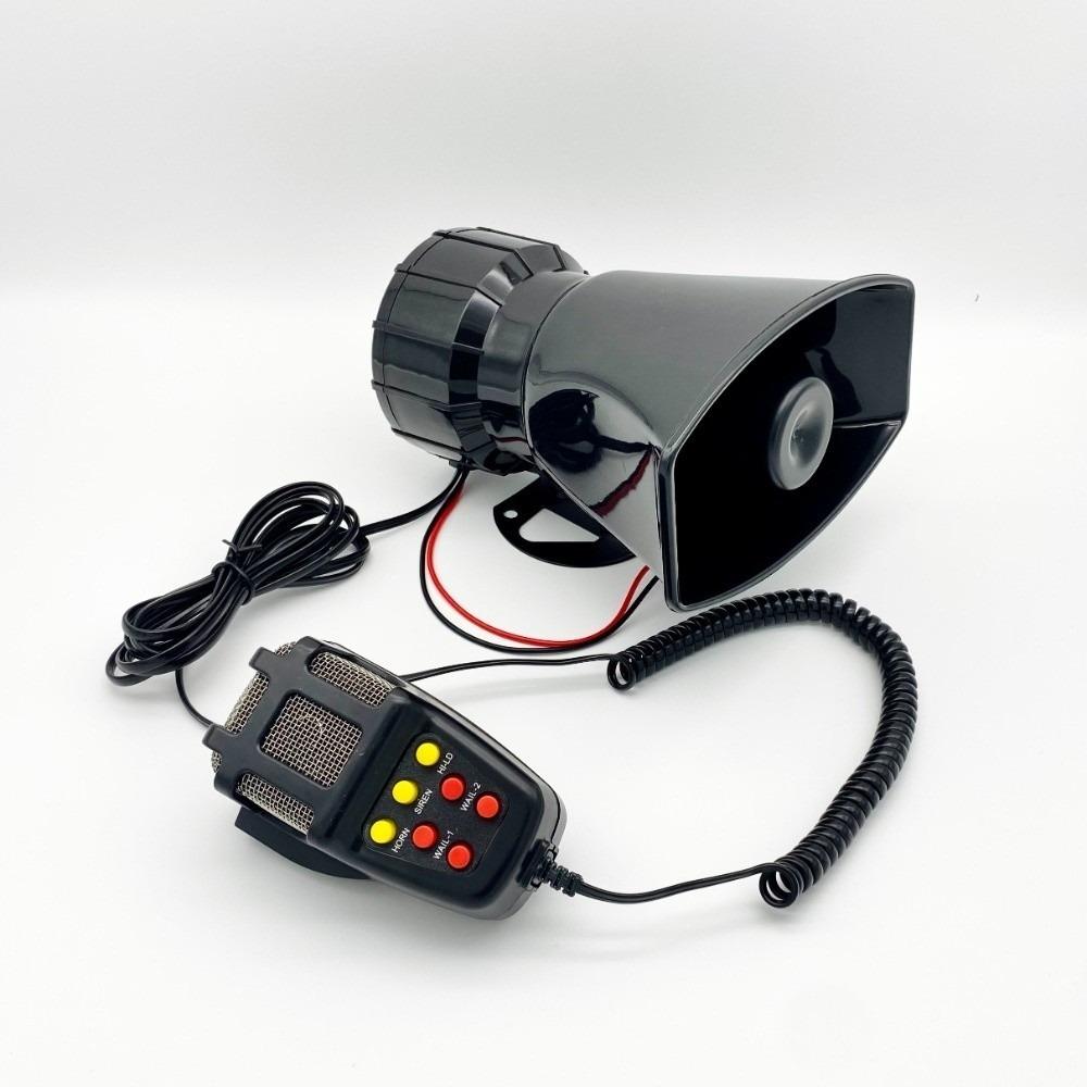 12V 7 Sound Talking Siren Air Horn Car Warning Alarm Auto Accessories Car Speaker Horn  Universal