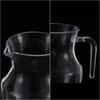 Uxcell Clear 500ml Acrylic Water Pitcher with Spout, Elegant Serving Carafe, Wine Drink Container for Water, Juice, Tea, Cocktails