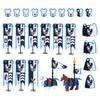 Medieval Military War Army Castle Knight Soldier Figures Building Blocks Weapon Cloak Helmet Shoulder Armor Flag Warrior Shield