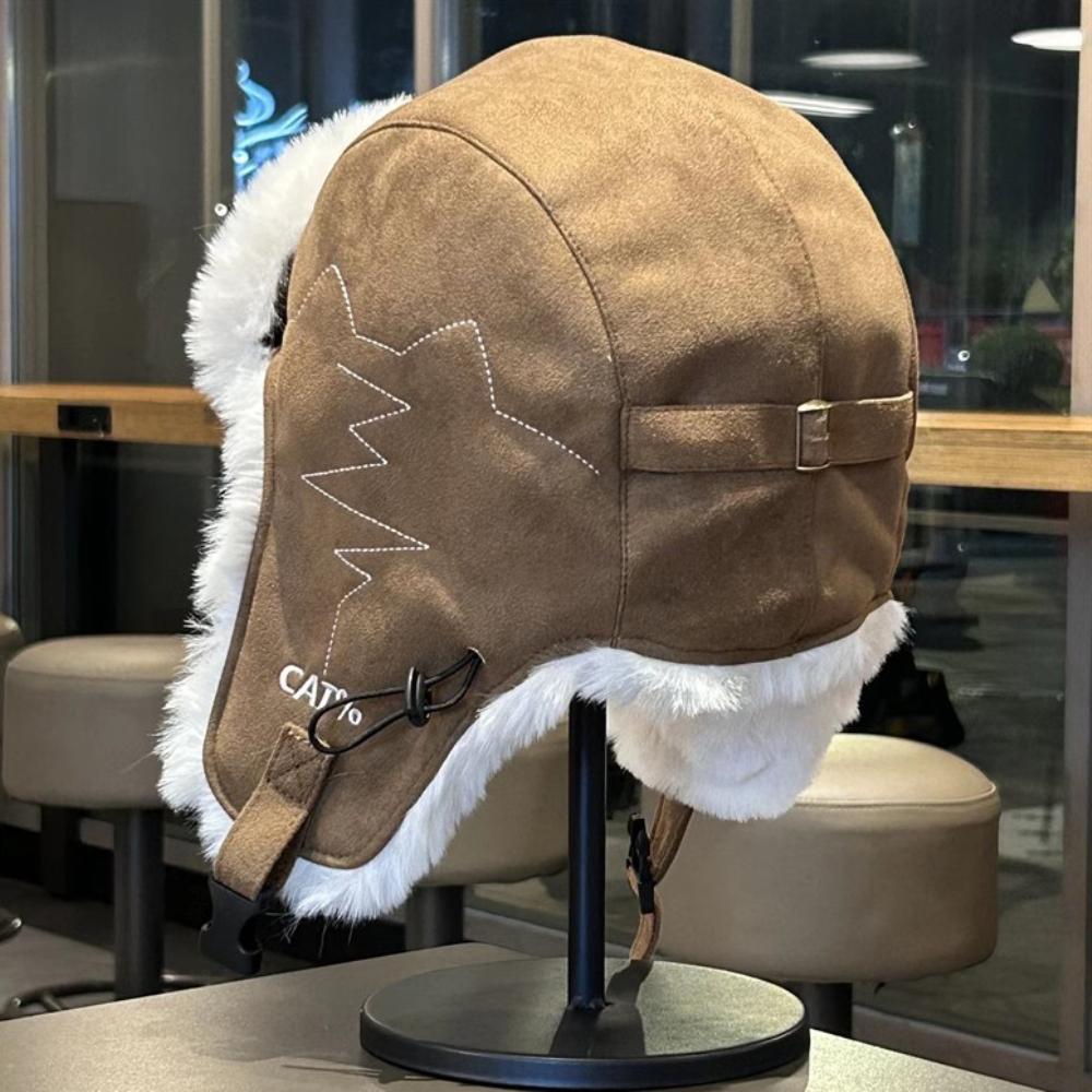 Hat Thick Warm Winter Hats for Men Women Fleece Fur Lined Beanie Hat Male Female Snow Ski Trapper Earflap Cap