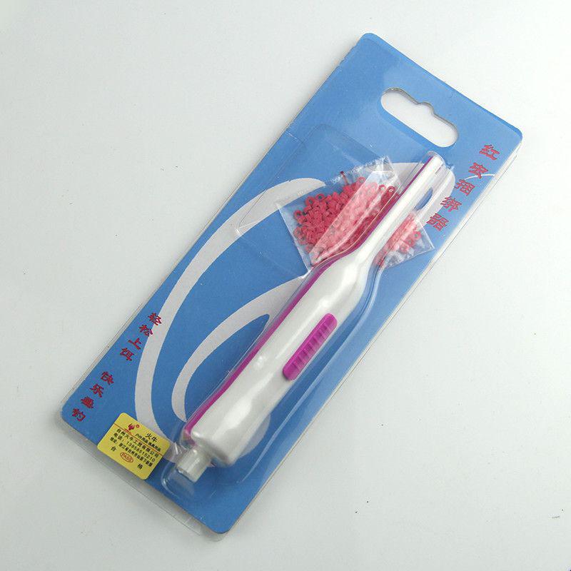 Szybki Zestaw do Wiązania Haczyków na Ochotkę: Plastikowy Klips i Narzędzie do Żywych Przynęt