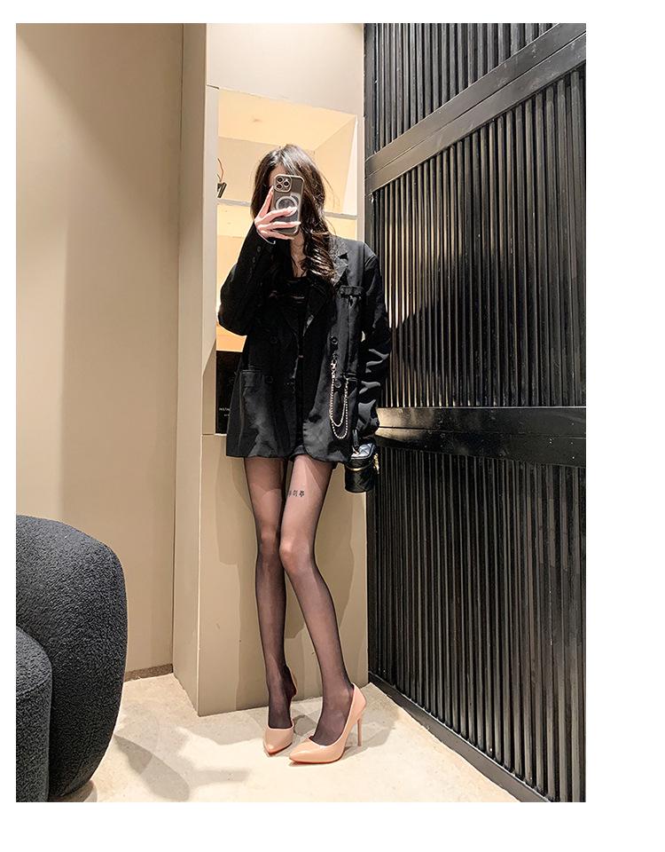 Large Size Red Bottom Stiletto High Heels, Pointed Toe, for Women and Transvestites (Size 34-44)