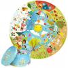BOPPI Round Puzzle, 58 Cm, Poor Man of the Year, 150 Pieces