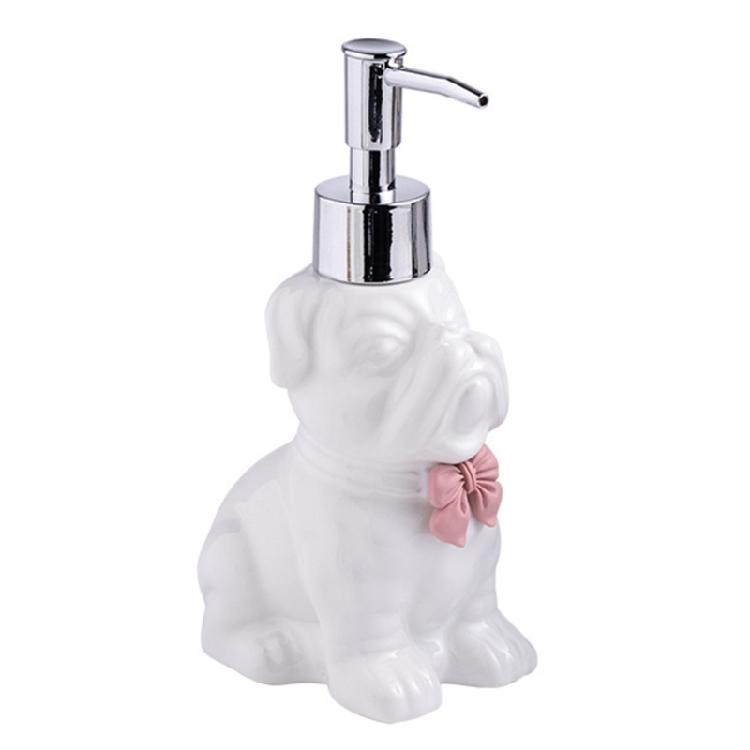 Lovely Cats Design Soap Dispenser Easy Maintenance Soap Holder with Press Pump For Household Countertop Organization