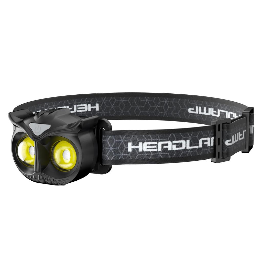 Skylla LED USB Neue Helle LED Outdoor Stirnlampe mit Einstellbarem Lichtstrahl 10 Stunden Kontinuierliche Stirnlampe mit Batteriestandsanzeige Wasserdicht und Ideal für die Nacht