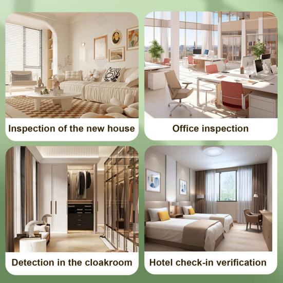 Air Quality Tester for Home 4 in 1 Gas Detector with Alarm Portable