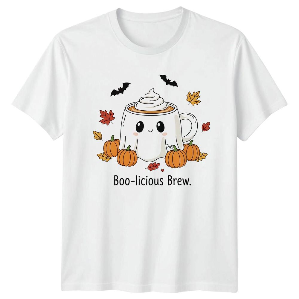 BooLicious Brew TShirt Autumn Coffee Halloween Halloween Gift For Him And Her S