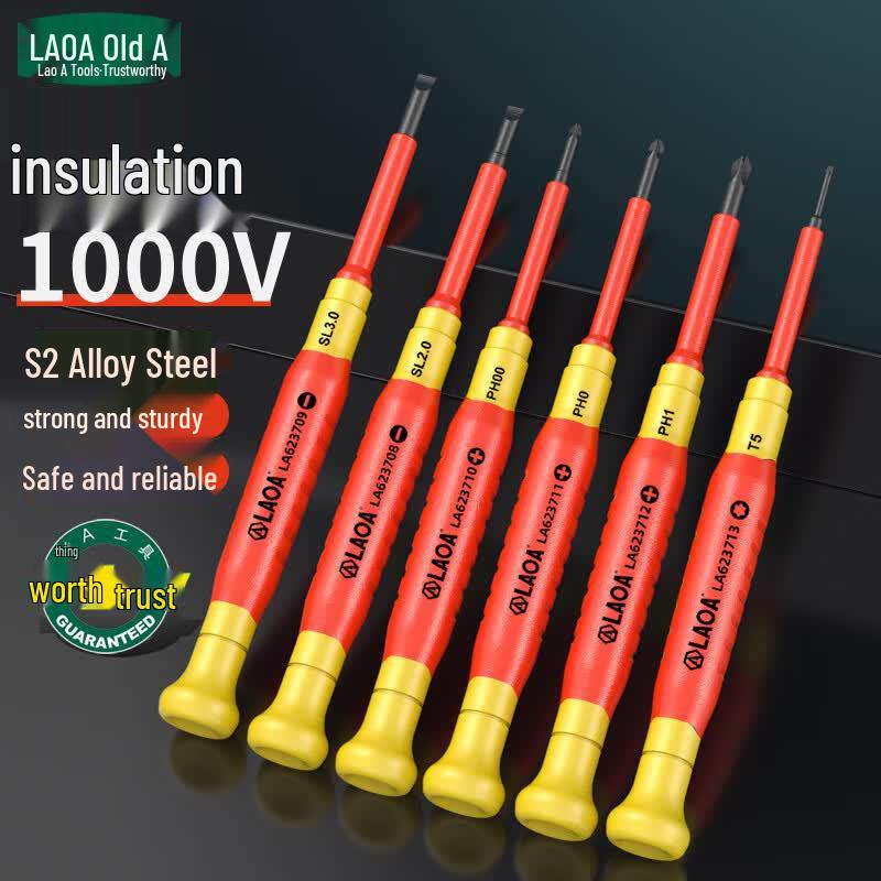 LAOA Insulated Precision Flathead Screwdriver