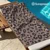 Varm Brun Leopardmønster Hurtigtørkende Badehåndkle Mikrofiber Strandhåndkle Lett Vekt Svømming Camping Yoga Strand Ut