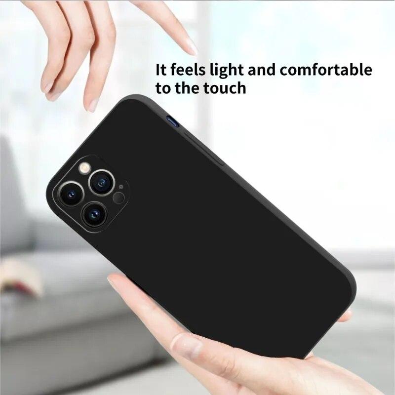 Soft Animation Lovely Phone For Iphone XR 13 Pro 6 6s 14 Max 12 X 7 8 11 Plus Mini XS Silicon Straight Silicone TPU Soft Case Cover