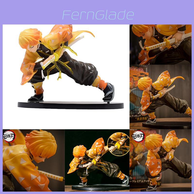 Lifelike Demon Slayer Agatsuma Zenitsu Figure Toy For Collection And Gifts