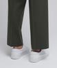 MUSINSA STANDARD Wide Hidden Banding Crop Slacks [Dusty Khaki]