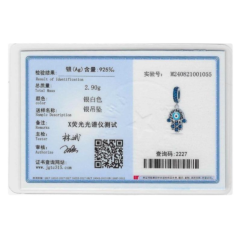 100%Stering Copper Demon Eyes Charms Bead Devil'S Eye Pendant Fit Original Bracelet Diy For Women Jewelry