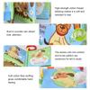 Baby Soft Cloth Story Book Infant Rattles Book Toy Early Educational Development Toys (Puppy)