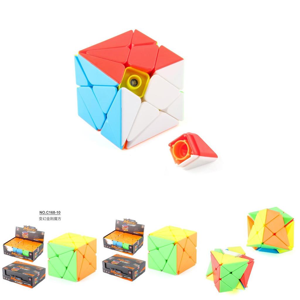 Vibrant Collection Of Six 3x3 Rubiks Cubes Perfect For Childrens Educational Play
