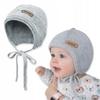 Children' Hat 48-50 Tied Covers Ears Spring Autumn Dartomik Ash