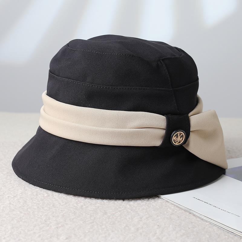 Fashion New Basin Hat Women's Dome Shows a Small Face Outdoor Travel Shading Sun Protection Mountain Climbing Sun Bucket Hat