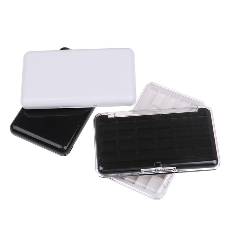 24 Bölmeli Kendin Yap Boş Far Paleti Paleti Allık Ruj Pudra Tutucu Kılıf