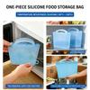 Reusable Silicone Storage Bags Leak-Proof Freezer Bags New Food Storage Bags  Kitchen Supplies