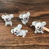 Cute 3D Otter Koala Flamingo Animal Keychains Key Ring For Women Men Cartoon Creative Pet Pendant Bag Box Car Holder Accessories