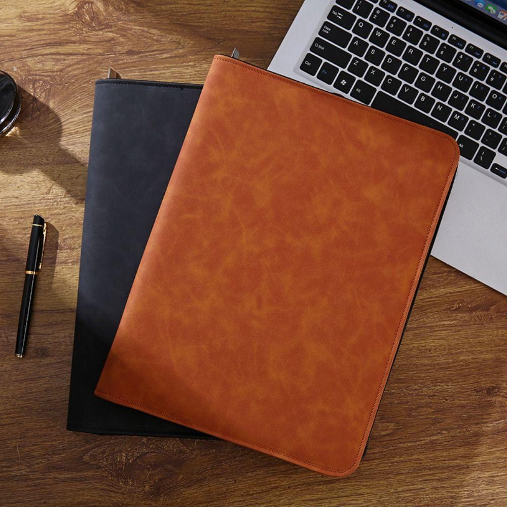 File Storage Clip Board Conference Folder A4 Leather Business Stationery Folder  Document