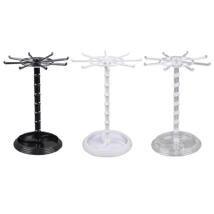 Jewelry Rotating Display Holder Organizer Necklace Keychain Stand Rack Hook