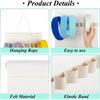 Stylish Headband Storage Rack Hair Accessories Felt Organizer Display Stand for Hairbands Hairclips and Bracelets