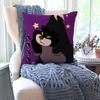 Cartoon Cute L-Lucifer Cat Pillow Case Square Pillow Bedroom Sofa Leisure Comfort Cushion Car Living Room Home Decoration 40X40