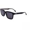 Carrera Unisex 53 mm Graue Sonnenbrille Schwarz