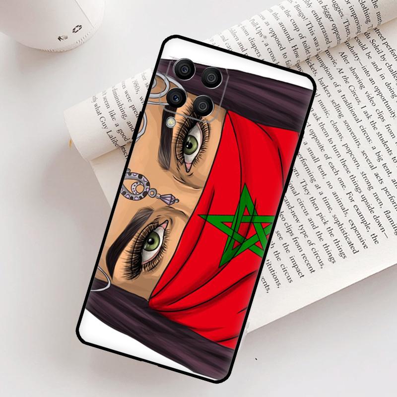 Maroc Morocco Flag Case For Samsung Galaxy M31 M11 M14 M34 M54 M12 M32 M52 M15 M13 M06 M16 M36 M56 M53 M35 M55