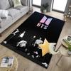 Colorful kpop Artwork Office Rug Chair Mat, Game Carpet, Suitable for Front Door, Bedroom, Living Room, Desk, Holiday Gift